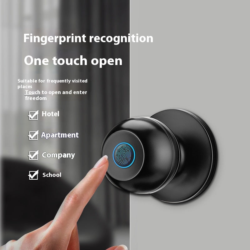 Smart Round Fingerprint Door Lock