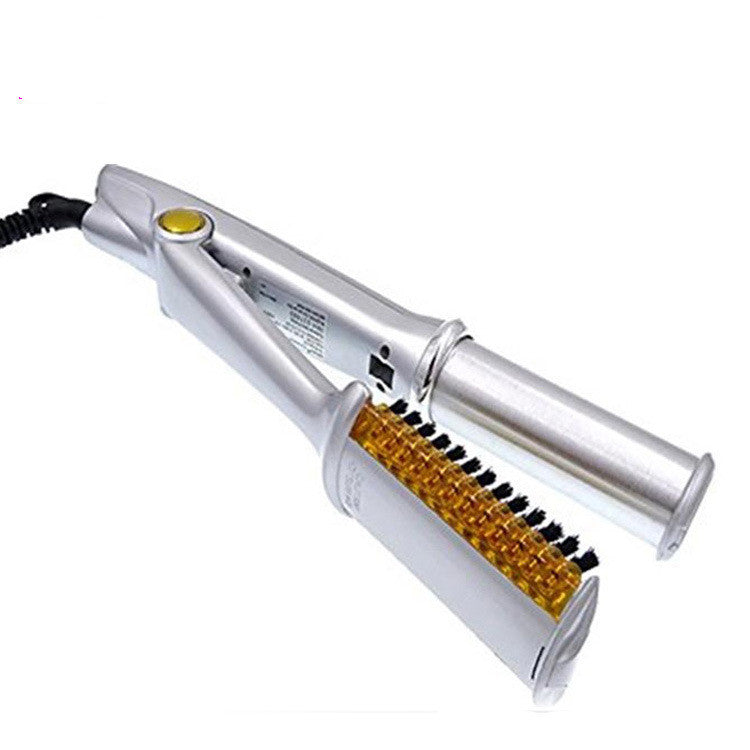 Automatic curling iron hair straightener for wet and dry hair