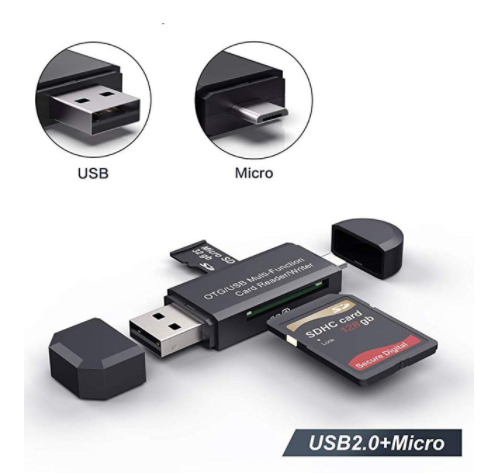 USB 3.0 Card Reader TF SD Camera