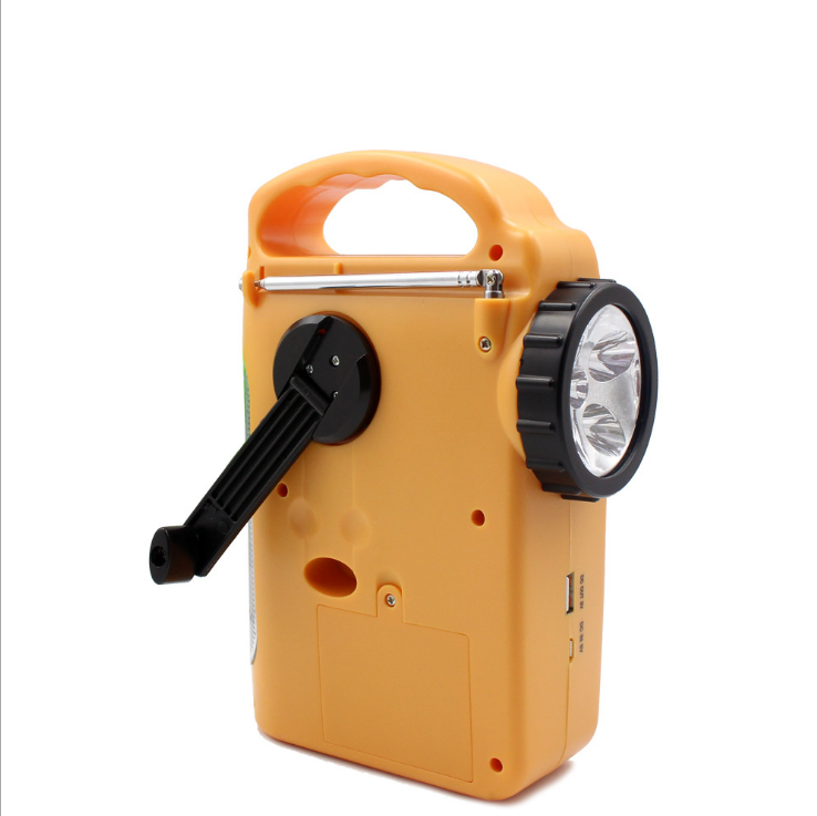 Emergency Hand-Cranked Radio Light