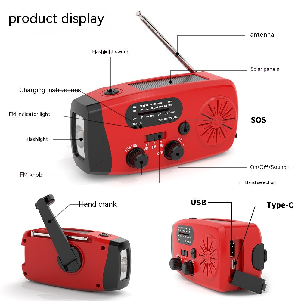 Portable Solar Emergency Radio