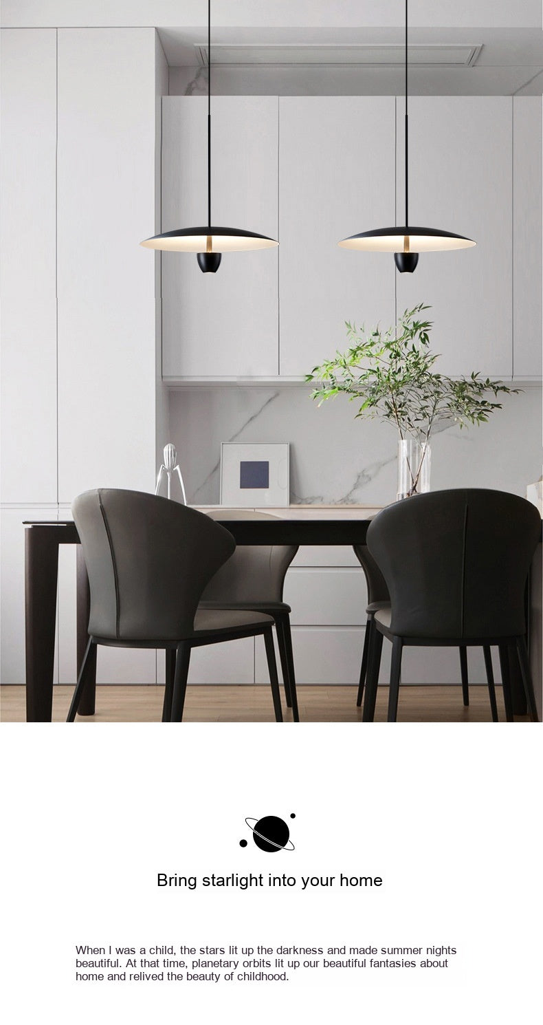 Modern Minimalist Dining Room Chandelier Nordic Minimalist Bedroom Bedside Chandelier Black