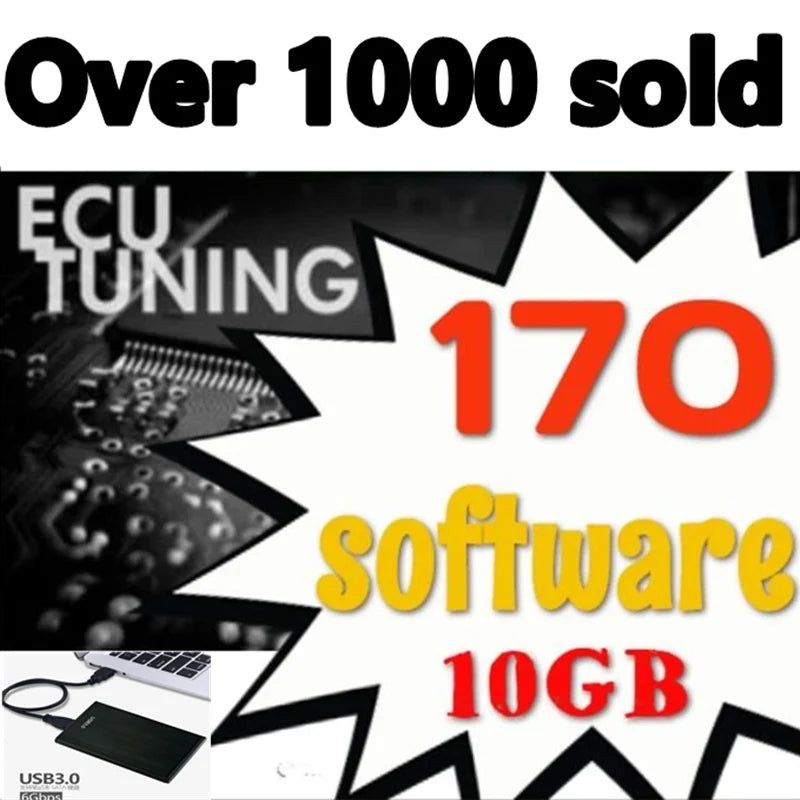 170 ECU Tuning Softwares + 10GB ECU Dumps