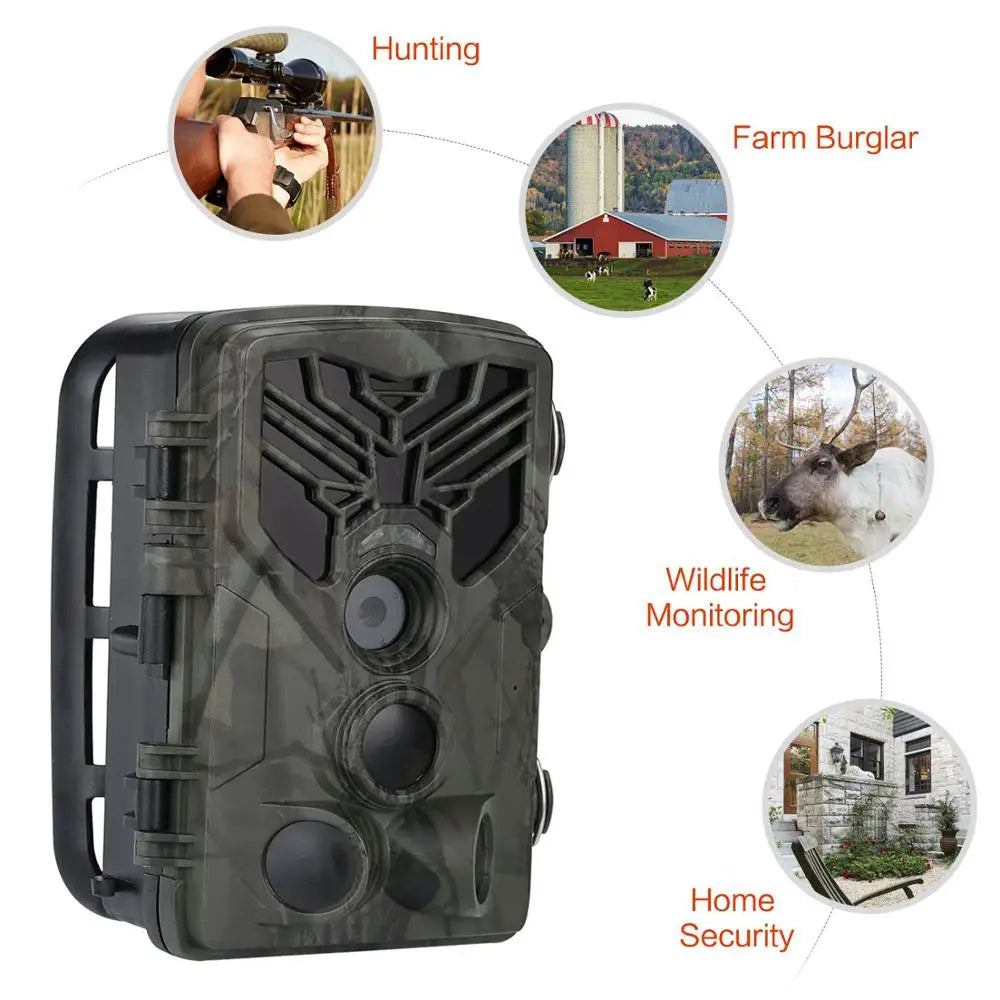 Suntekcam Hunting Trail Camera Surveillance HC810A Wildlife Cameras Infrared Night Vision 20MP 1080P Wild Cameras  Photo Traps