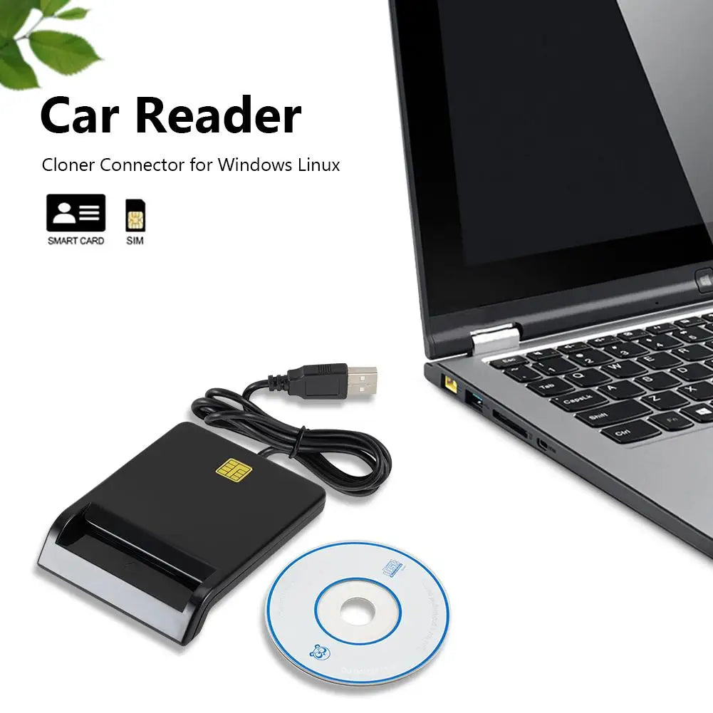 Portable USB 2.0 Smart Card Reader