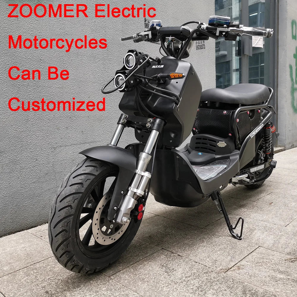 Electric Scooters Ruckus Zoomer AF58 NPS50 Motorcycle 72V20A  battery 1200W Motor Can be customized