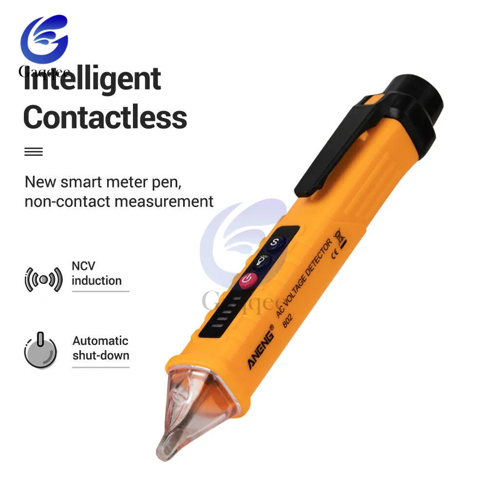 VD802 Non-contact AC Voltage Detector Tester Meter 12V-1000v Pen Style Electric Indicator LED Voltage Meter Vape Pen