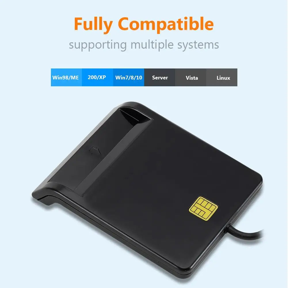 Portable USB 2.0 Smart Card Reader