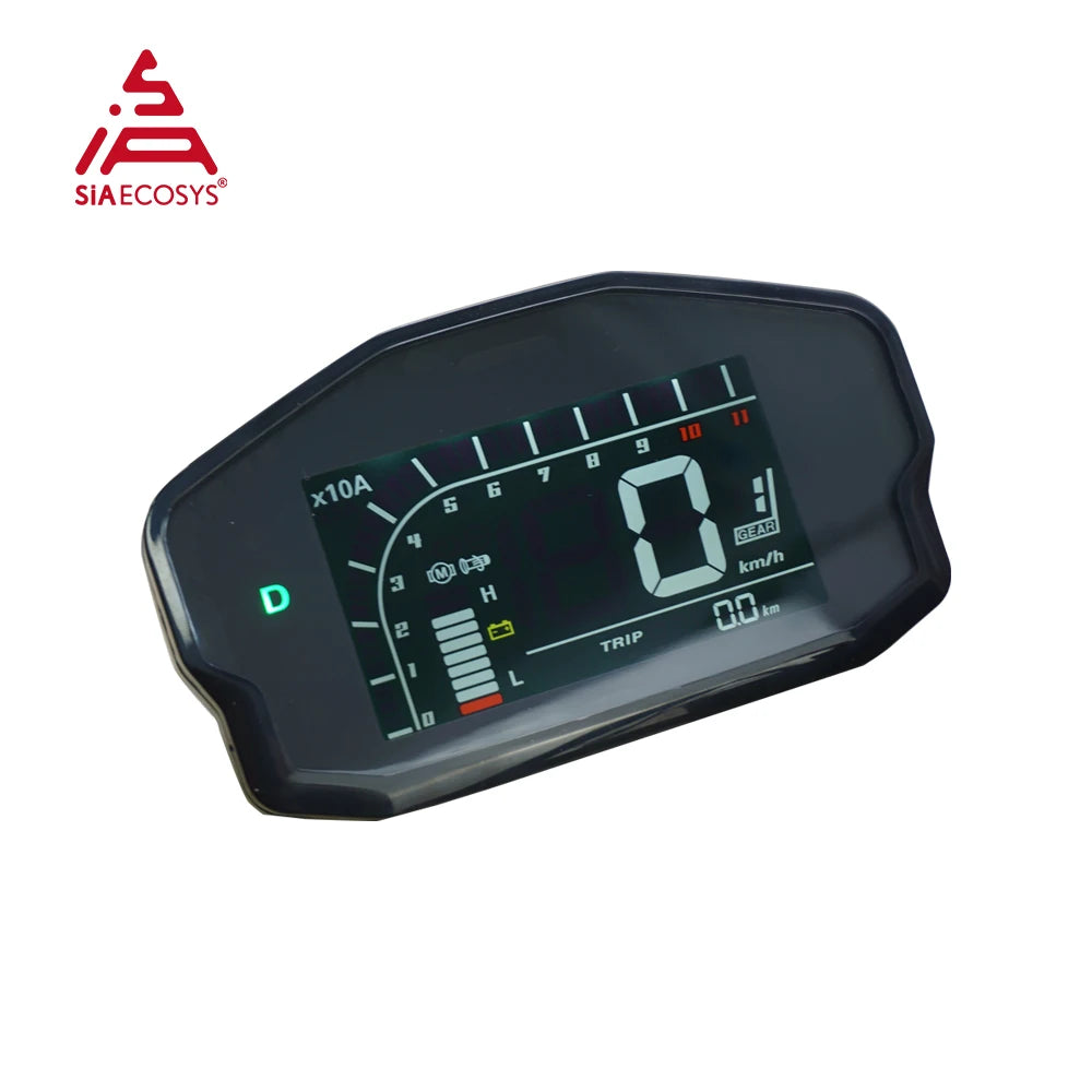 DKD Electric Scooter LCD Speedometer - Adjustable & Compatible with VOTOL Controller