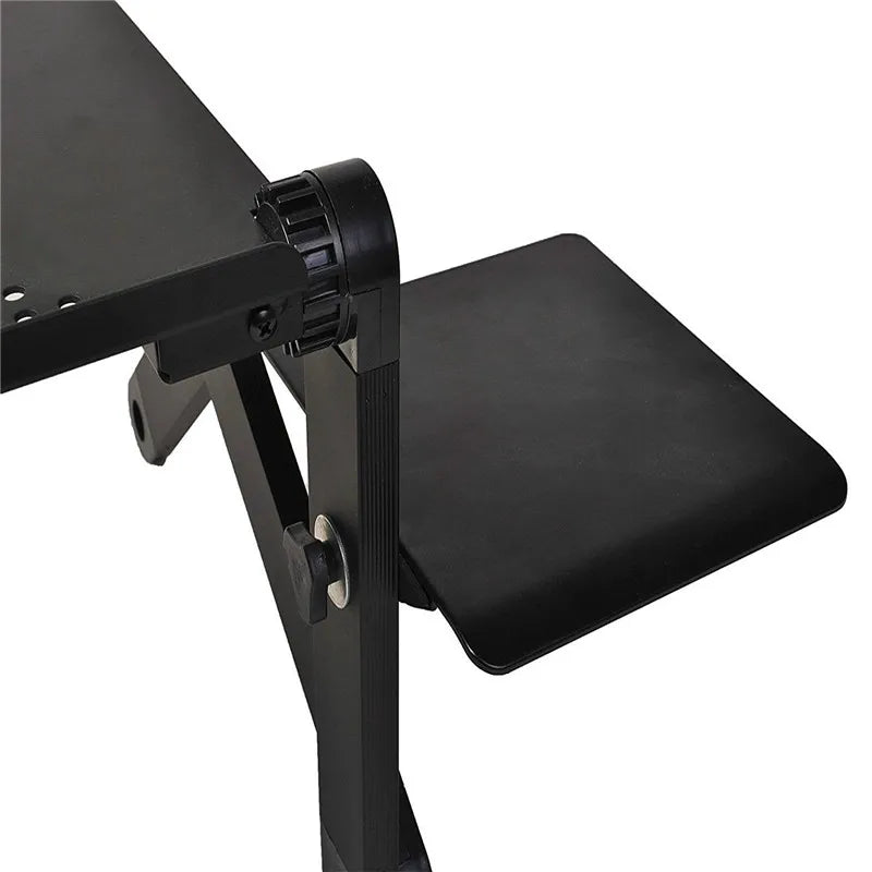 JOYLIVE Computer Desk Portable Adjustable Foldable Computer Desk Laptop Laptop Laptop Computer Folding Table Ventilated Bed Use