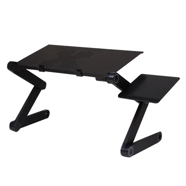 JOYLIVE Computer Desk Portable Adjustable Foldable Computer Desk Laptop Laptop Laptop Computer Folding Table Ventilated Bed Use