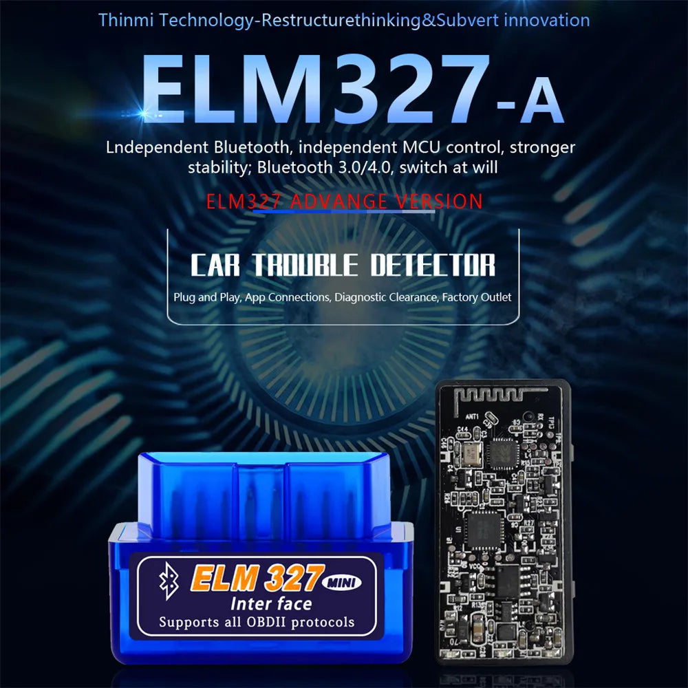 High-Quality OBD2 Scanner ELM327 V1.5 WiFi