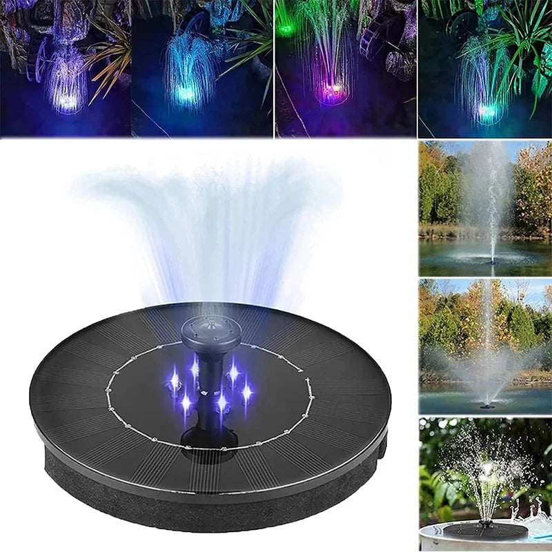 Dropship Solar Water Fountain Pool Pond Waterfall Garden Decoration Outdoor Bird Bath Solar Powered Fountain Floating Water Pump