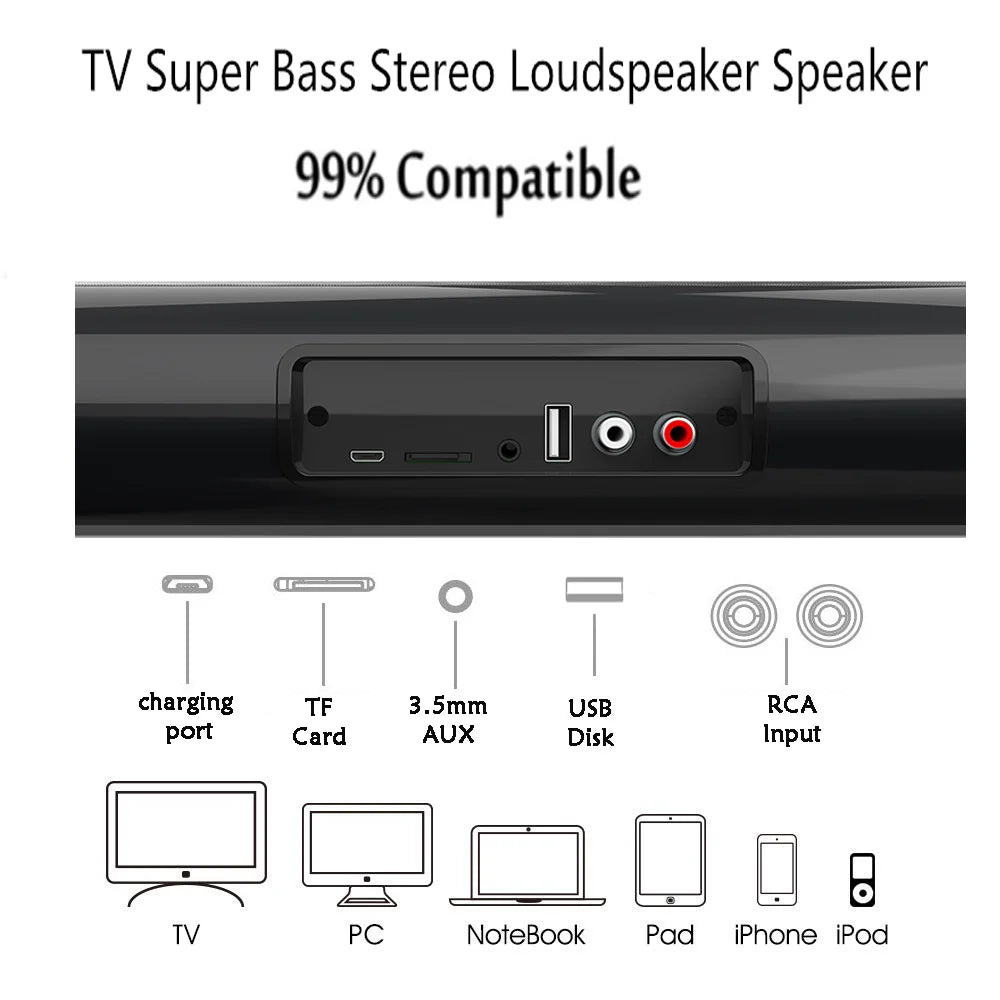 Super Power Bluetooth Sound Bar Speaker