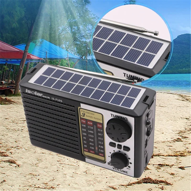 Solar Charging Emergency Radio & Bluetooth Speaker