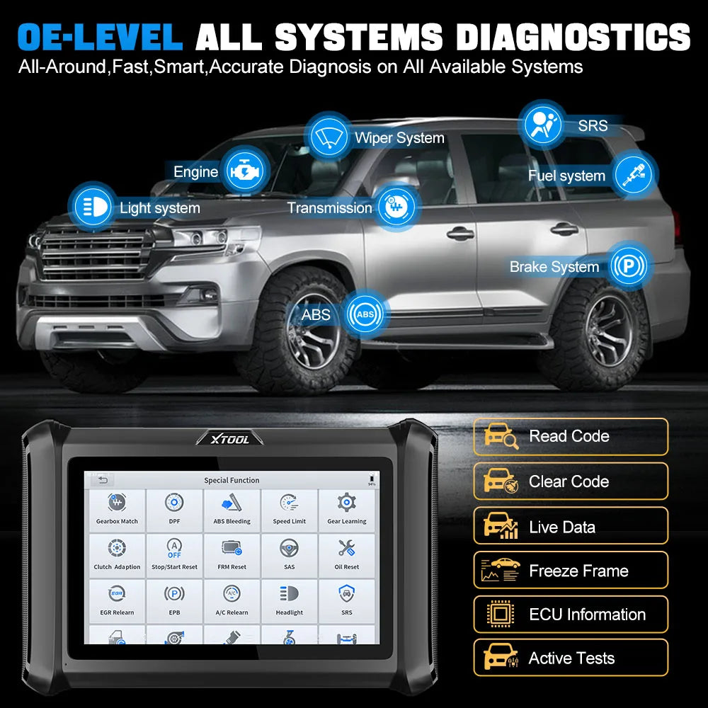 XTOOL D7S Bidirectional Car Diagnostic Tool