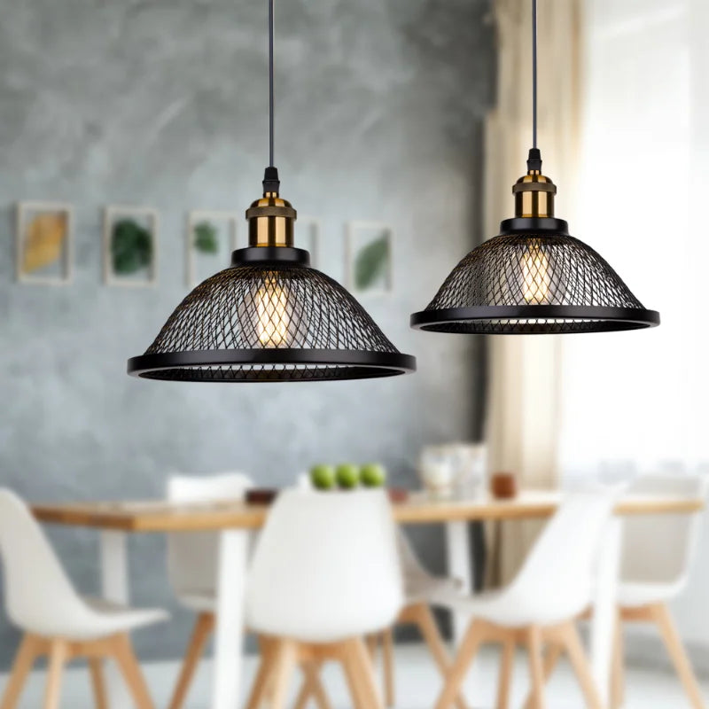 Nordic Bar Lamp Creative Light Luxury Coffee Decoration Light Fixture American Retro Simple Three Iron Art Restaurant Chandelier