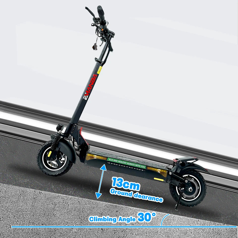 Eu USA Shipping 800W 48V Powerful Adult Electric Scooter 10 Inch Off-road Tyre UK Max Speed 45-55km/H Foldable