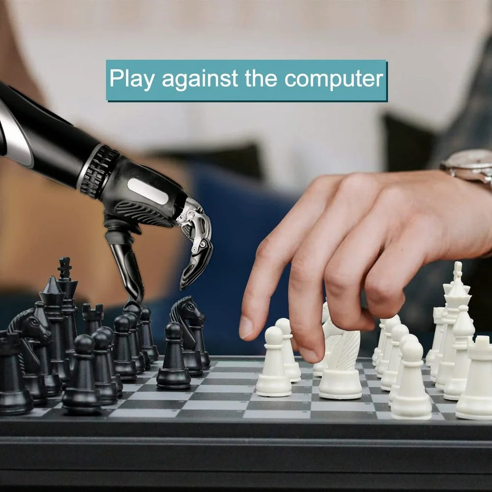 Electronic Chess Chess Game Teaching Game Single Player Chess Without Battery Voice Broadcast Chess Artificial Intelligence