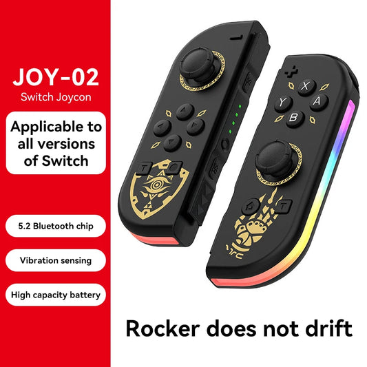 Nintend Switch Gamepad 2 Vibration Motor 6-axis Gyroscope Bluetooth 5.2 for Nintendo Switch / OLED Gaming Controller Accessories