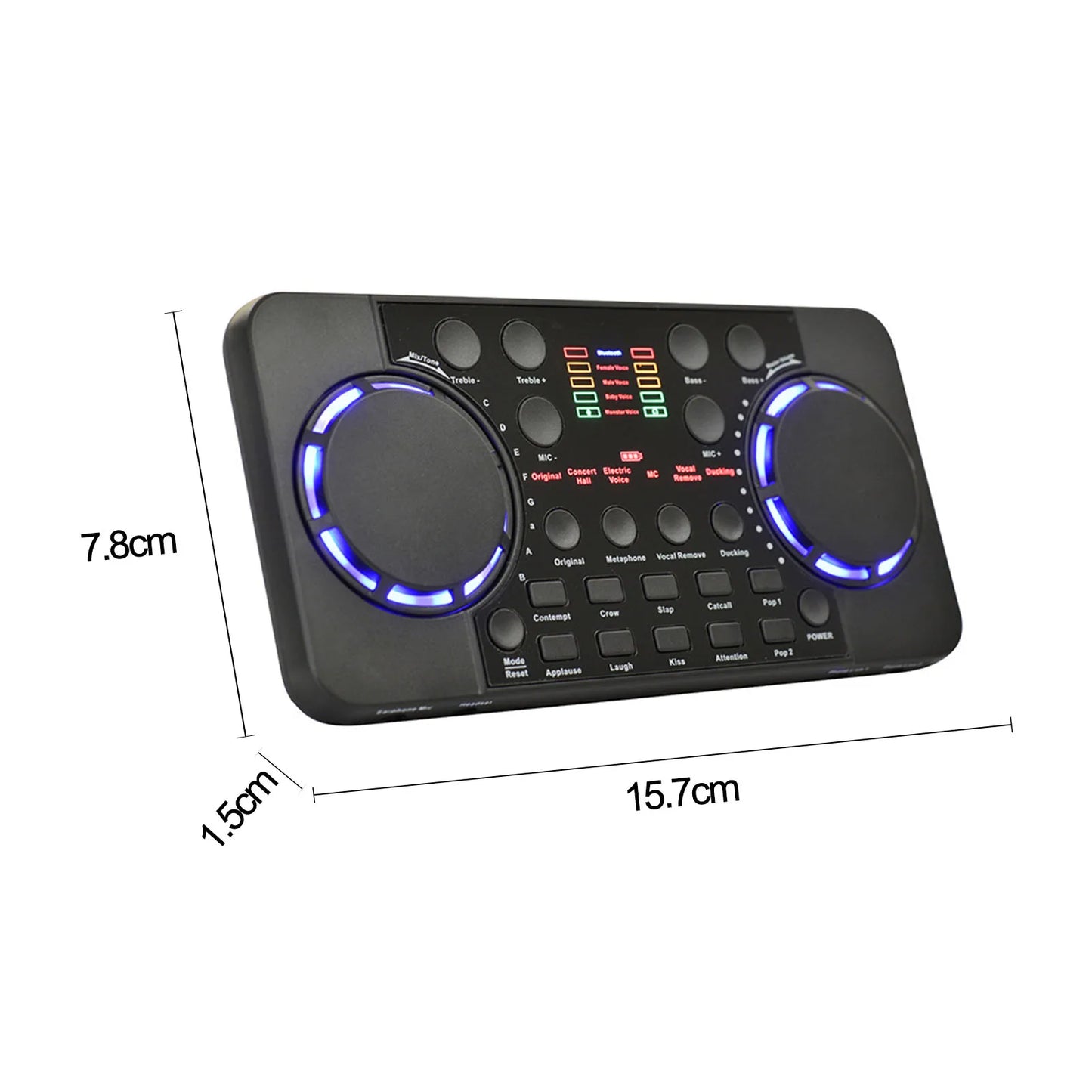 V300 Pro Live Streaming Sound Card 10 Sound Effects 4.0 Audio Interface Mixer For DJ Music Studio Recording Karaoke