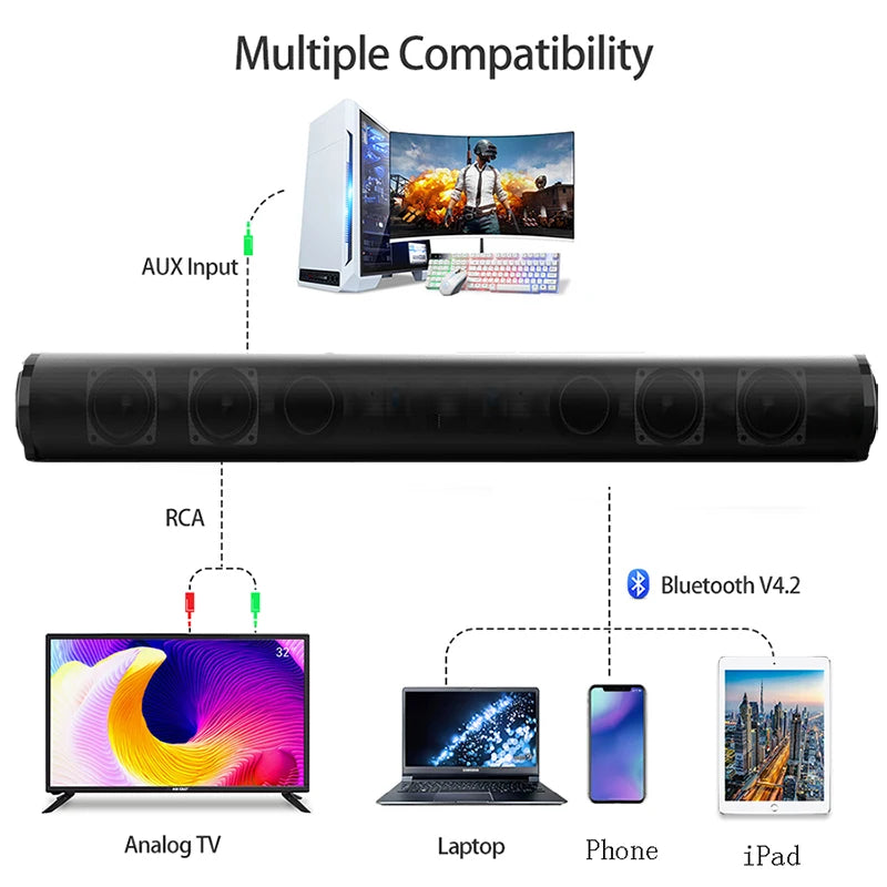 Super Power Bluetooth Sound Bar Speaker