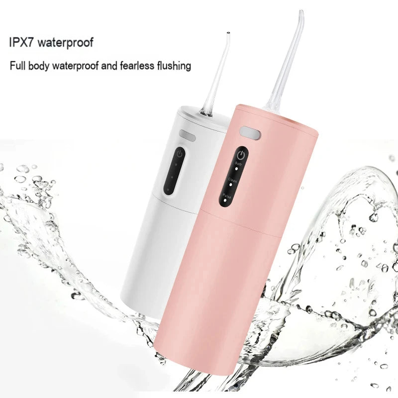 XIAOMI MIJIA Oral Irrigator USB Rechargeable Dental Flosser Portable Dental Water Flosser Irrigator Dental Teeth Cleaner 3 Modes