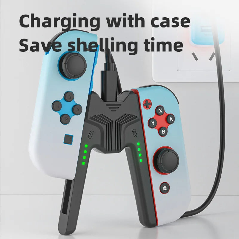 Aolion Charging Grip Bracket for Switch Joycon Handle Gaming Controller Grip Charging Station for Nintendo Switch Accessories