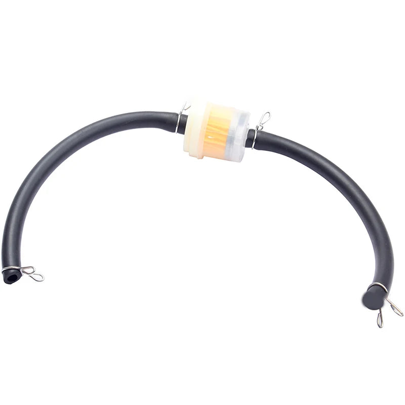 Universal Fuel Filter Gasoline Clear Cleaner Petrol Pipe Quad Scooter Hose Line Magnet Inline Gas Dirt Bike Motorcycle Accessory