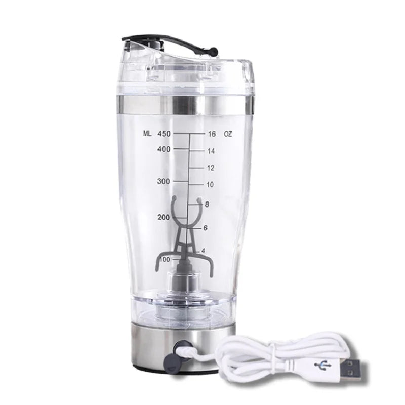 USB Rechargeable Electric Mixing Cup Portable Protein Powder Shaker Bottle Mixer Shaker Bottle Protein Shaker Protein Cup Shaker