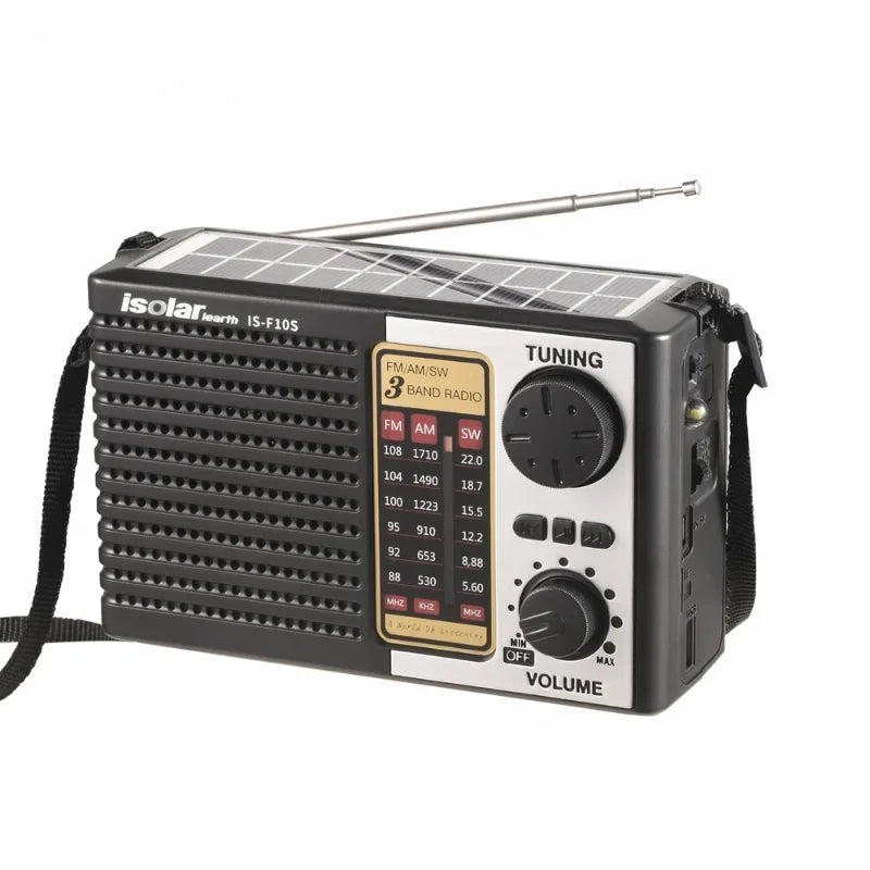 Solar Charging Emergency Radio & Bluetooth Speaker