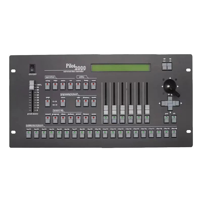 2022 NEW Pilot 2000 Console DMX512 Computer Light Controller Lighting Controller DJ Equipment