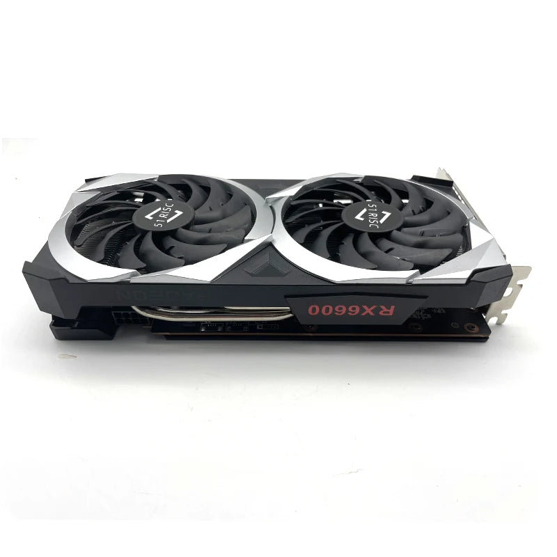 SHELI 51RISC RX6600 8GB Graphics Card GPU GDDR6 128-bit 14 Gbps 7nm new video card Support Desktop CPU placa de video