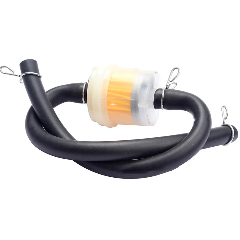 Universal Fuel Filter Gasoline Clear Cleaner Petrol Pipe Quad Scooter Hose Line Magnet Inline Gas Dirt Bike Motorcycle Accessory