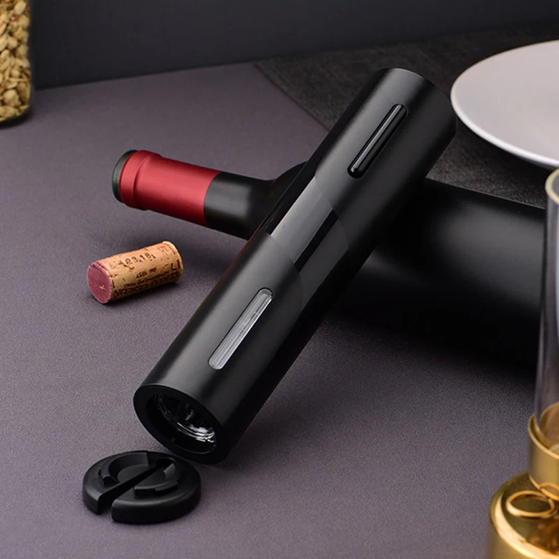 Electric Wine Opener Set Automatic Wine Corkscrew Battery Operate Red Wine Bottle Opener Wine Accessories for Home Kitchen Party