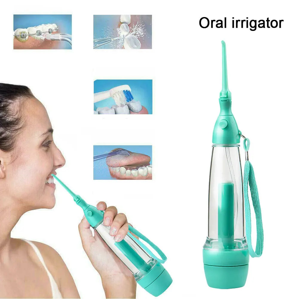 Portable Oral Irrigator Dental Flosser Product for Cleaning Teeth Water Thread Flosser Nozzle Mouth Washing Machine Dropshipping