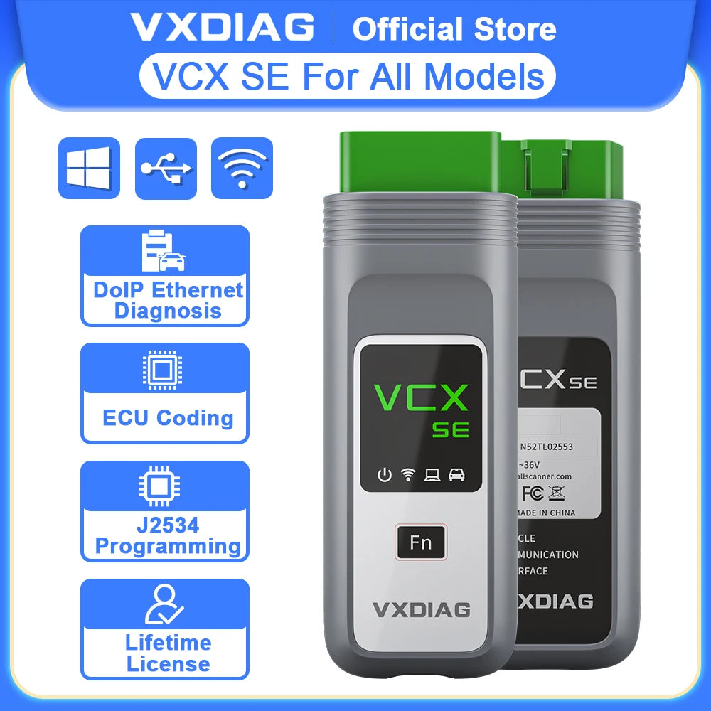 VXDIAG VCX SE 13-in-1 OBD2 Scanner