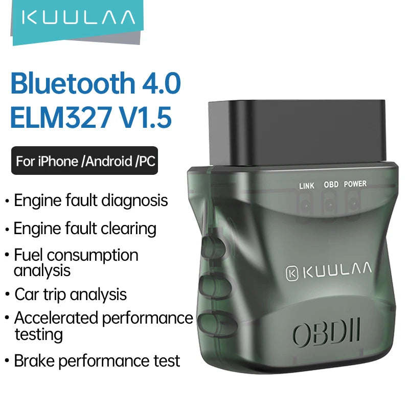 KUULAA ELM327 V1.5 OBD2 Bluetooth Scanner