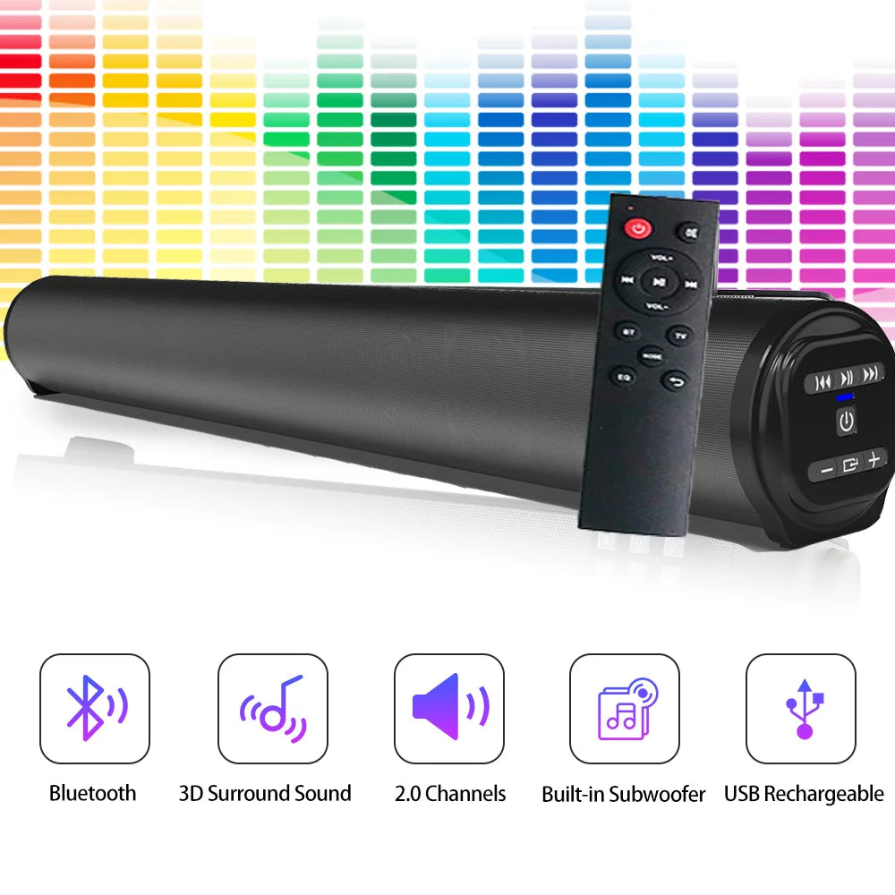 Super Power Bluetooth Sound Bar Speaker