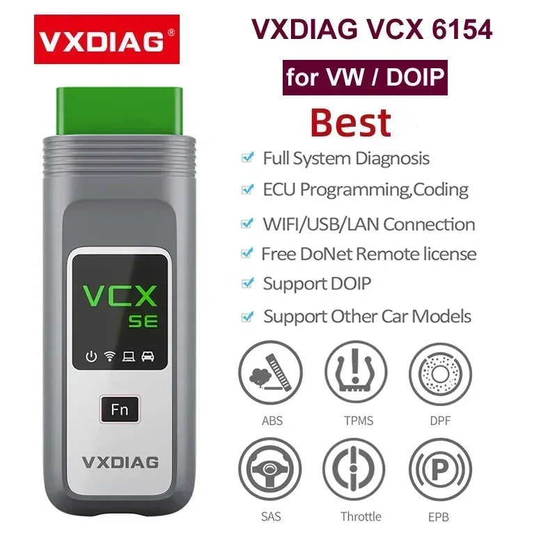 Top 10 Reasons to Choose VXDIAG VCX SE 6154 VX108 Doip for VW Audi