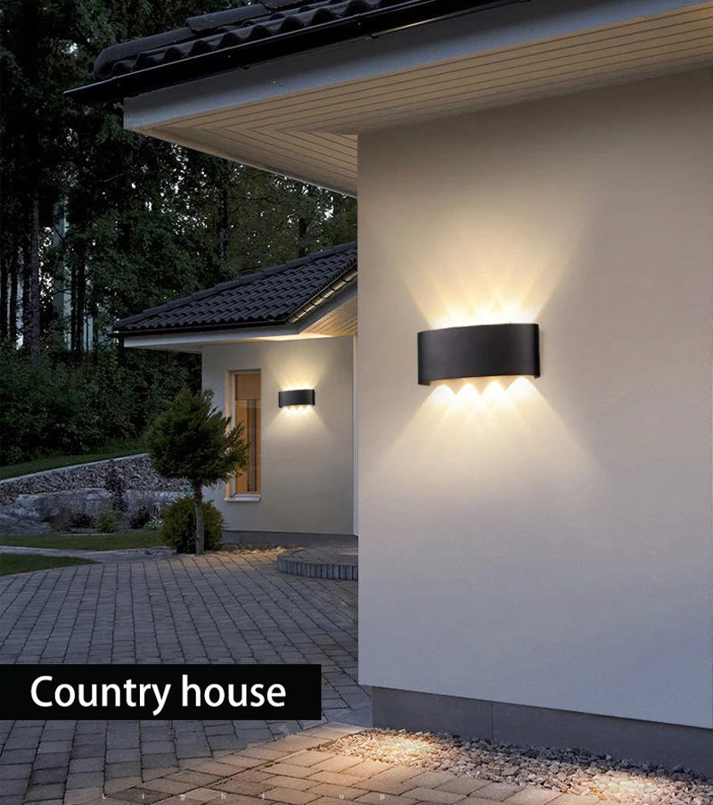 Wall Lighting Led Outdoor Garden Waterproof Decoration Light Porch Lamp Home Appliances Fixture Garden Courtyard LED Wall Light