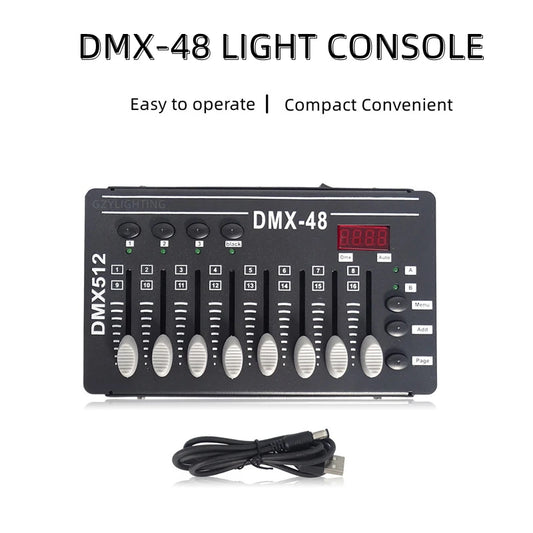 Light console DMX-48 controller bar KTV moving head light controller dimming console stage lighting equipment dj party light