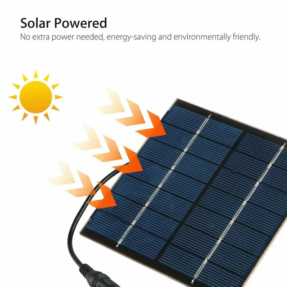 Solar Powered Fountain With 5 Size Spray Adapters Energy Saving Water Pump Solar Panel Water Pump For Garden Pool Water Fountain