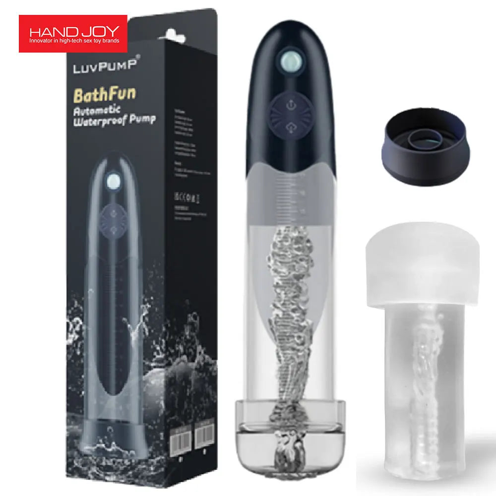 Penis Pump for Electric Man Penis Thicken Grow Enlargement Masturbation for Men Dick Increasing Sex Toys Male Masturbator Goods