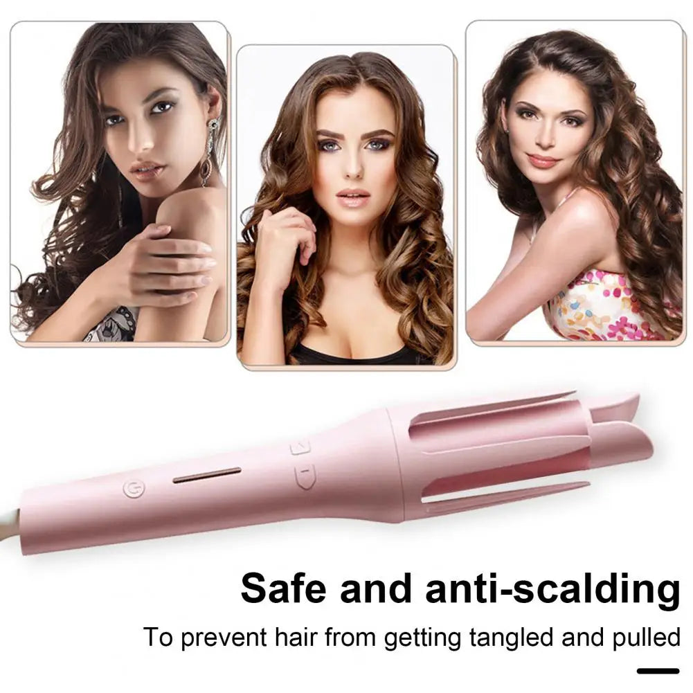 Automatic Hair Curling Iron Professional Long Barrel Hair Curling Iron with Adjustable Temperatures Ceramic Splint for Women