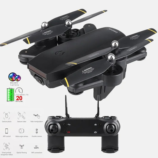 RC Drones with dual camera hd RC helicopter 4k drone 20minutes long flight Profissional quadrocopter Follow Me