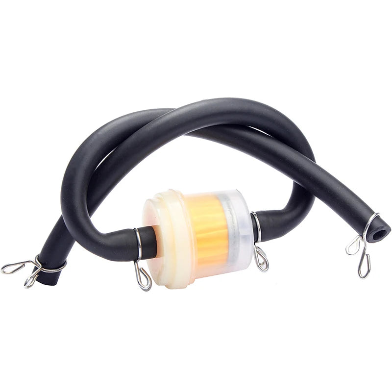 Universal Fuel Filter Gasoline Clear Cleaner Petrol Pipe Quad Scooter Hose Line Magnet Inline Gas Dirt Bike Motorcycle Accessory