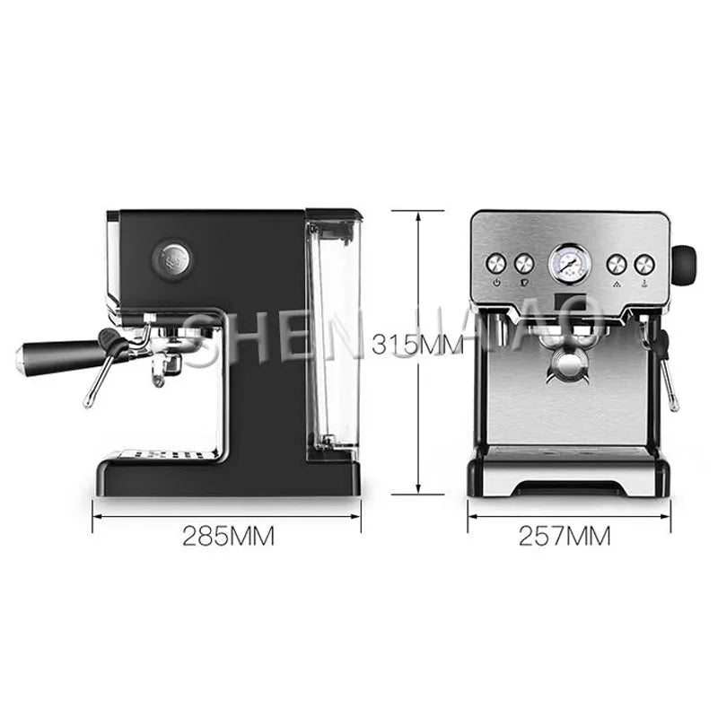 CRM3605 Coffee Maker Machine 15bar Espresso Machine Stainless Steel Semi-Automatic Pump Type Cappuccino Coffee Machine For Home